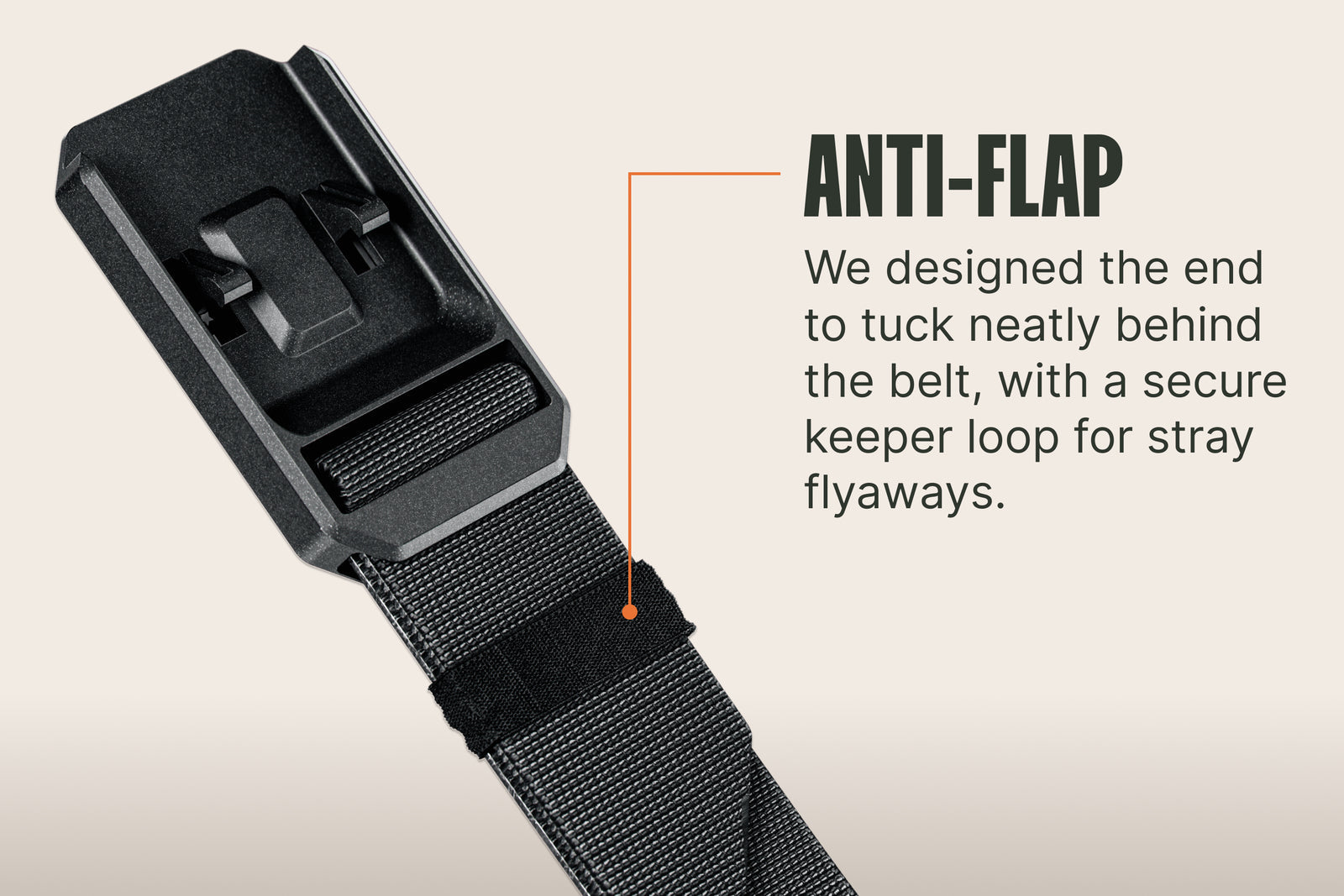 Hero Flag Groove Belt Black/Black