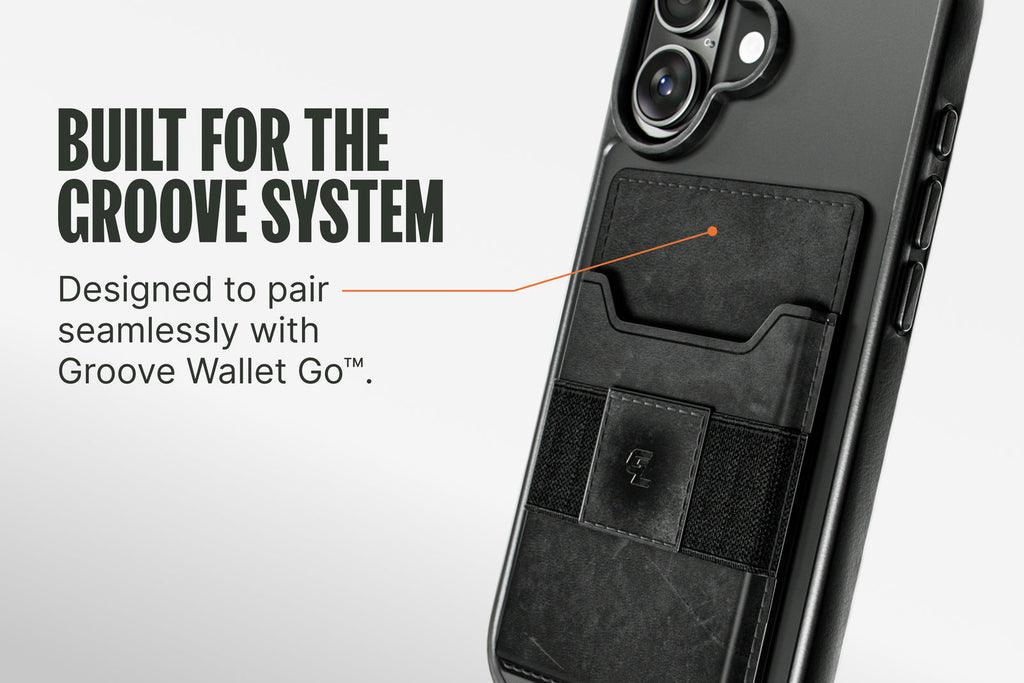 Groove MagSafe Phone Case - Black