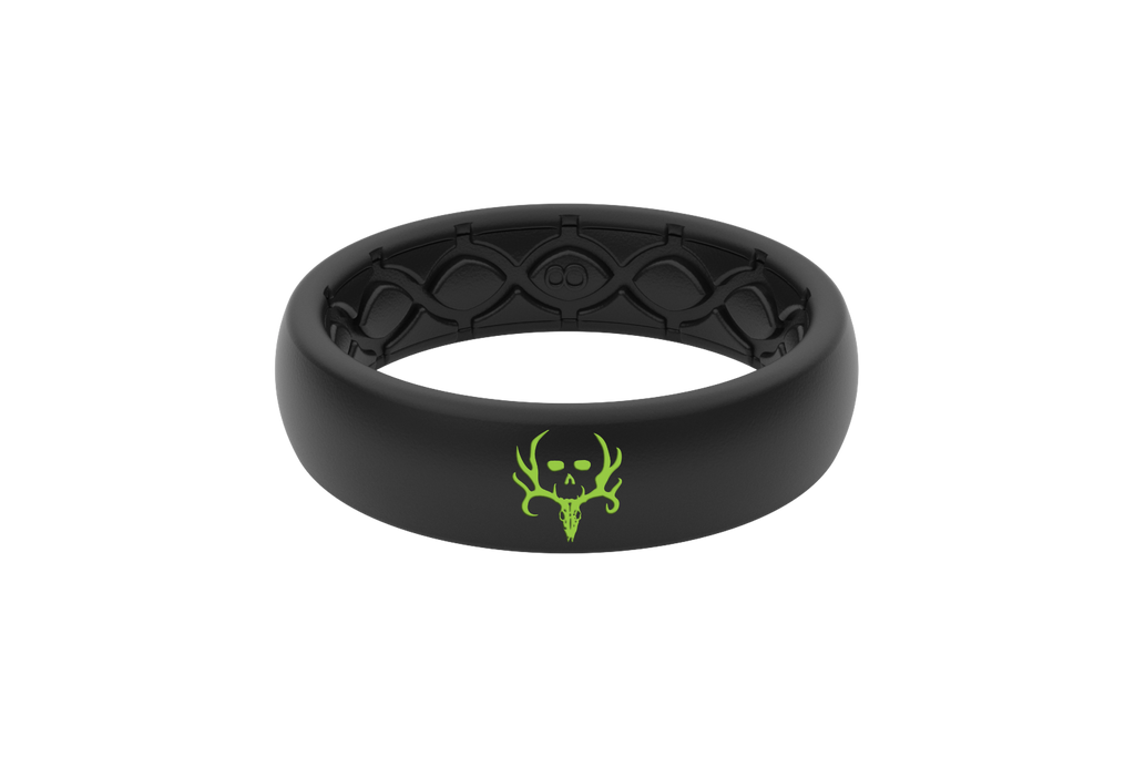 Bone Collector Midnight Black Thin Ring