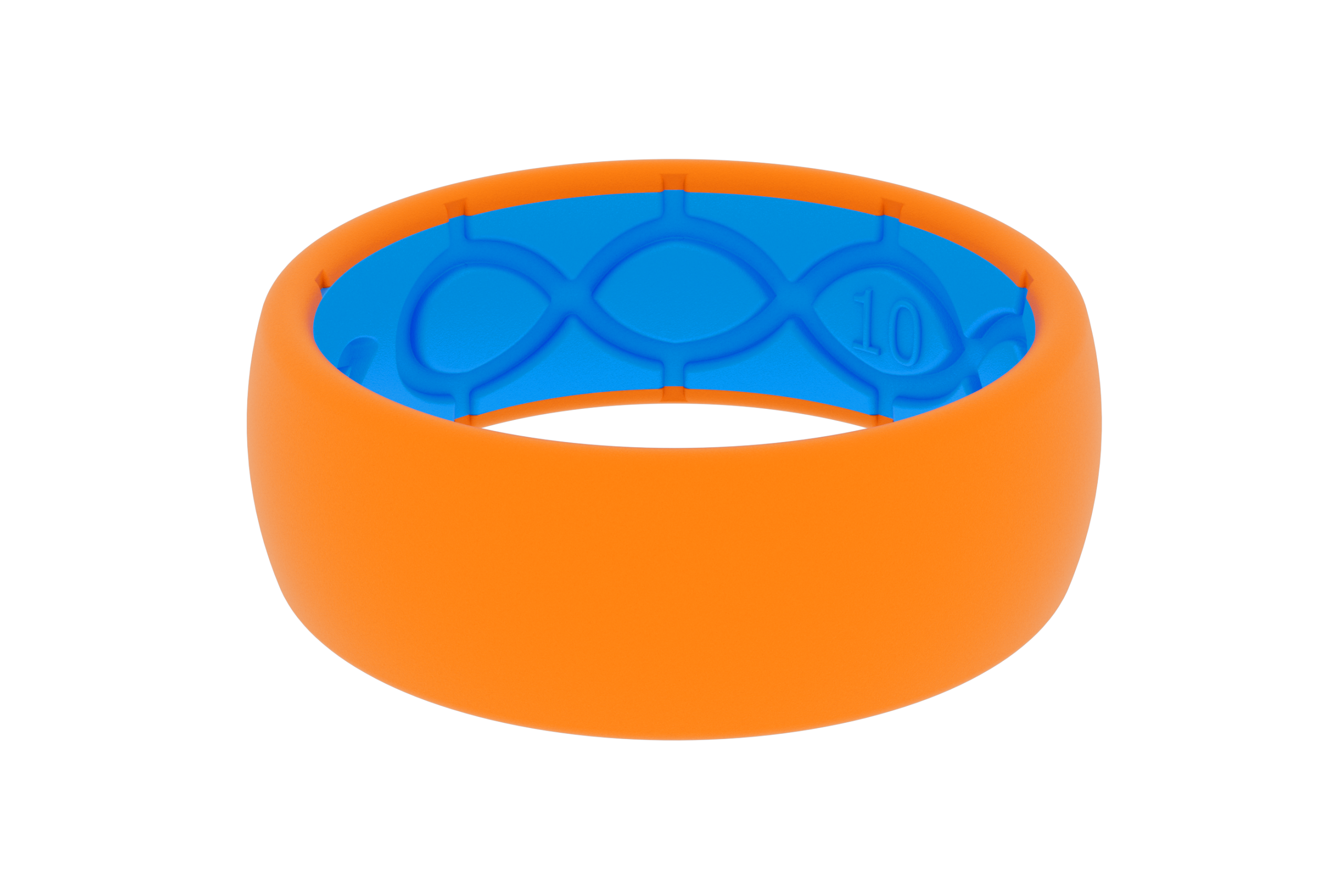 Solid Blaze Orange Ring