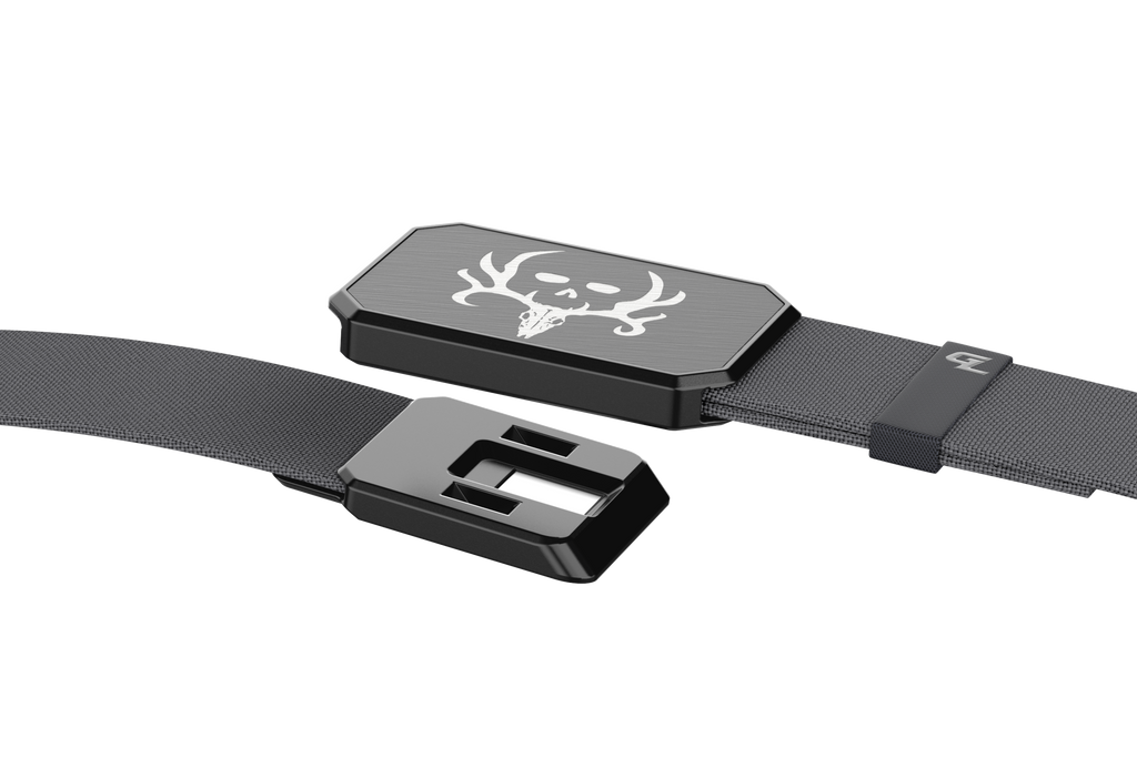 Bone Collector Groove Belt Deep Stone Grey/Gun Metal
