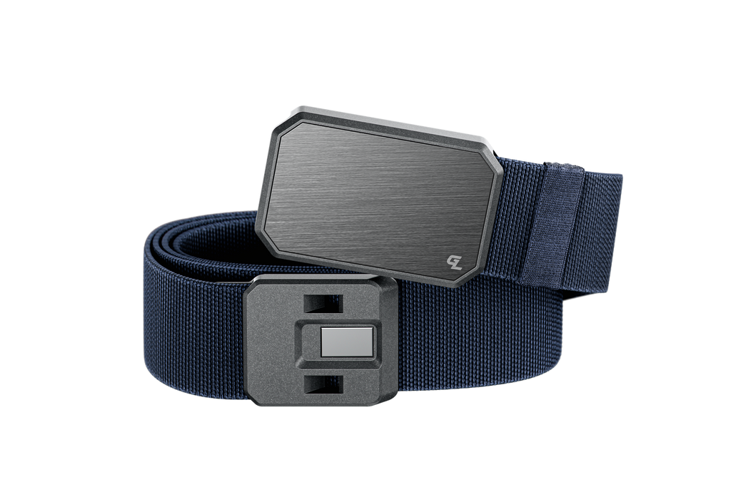 Groove Belt Gun Metal/Abyss Navy