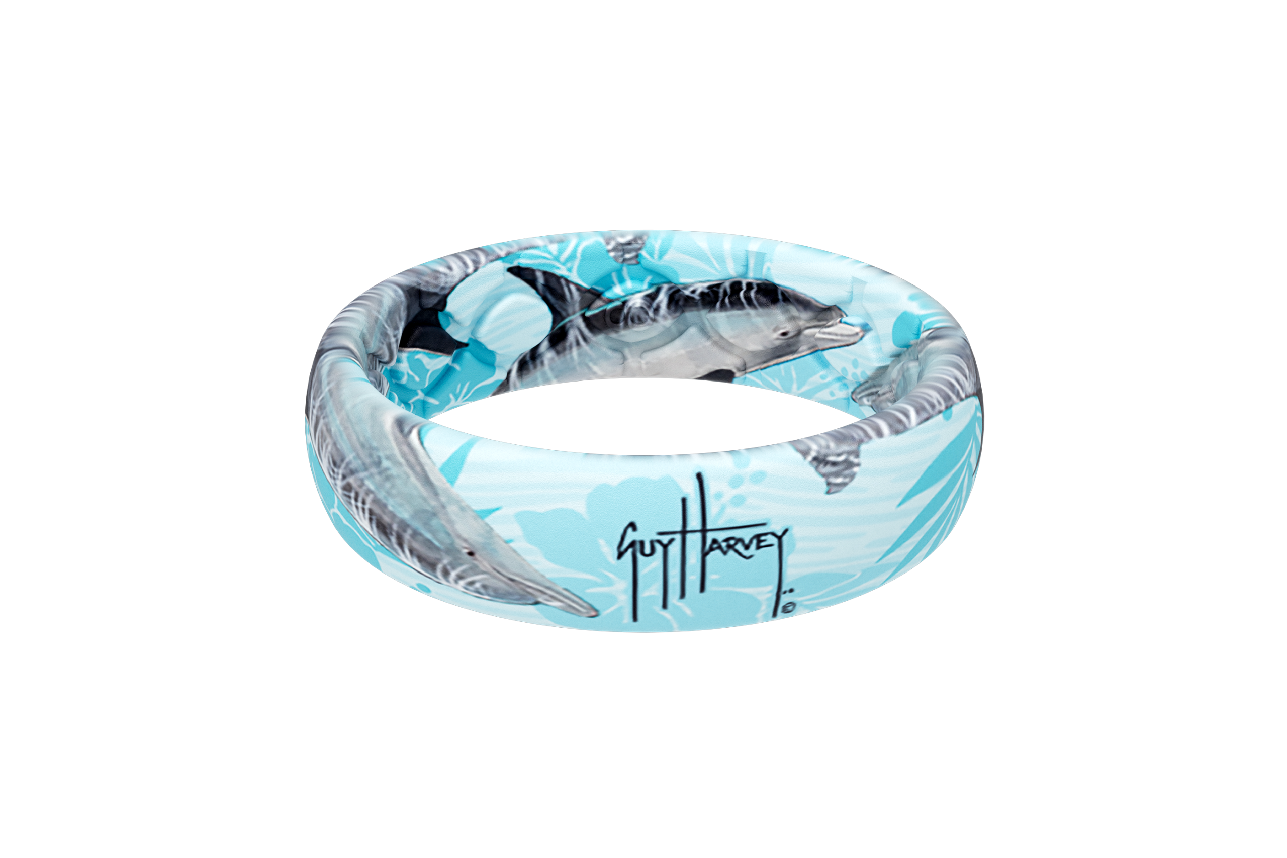 Guy Harvey Dolphin Thin Ring