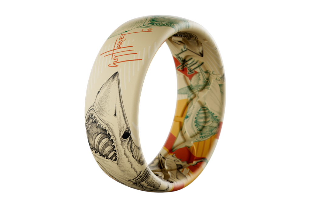 Guy Harvey Mako Shark Ring