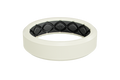Zeus Cream White Thin Ring