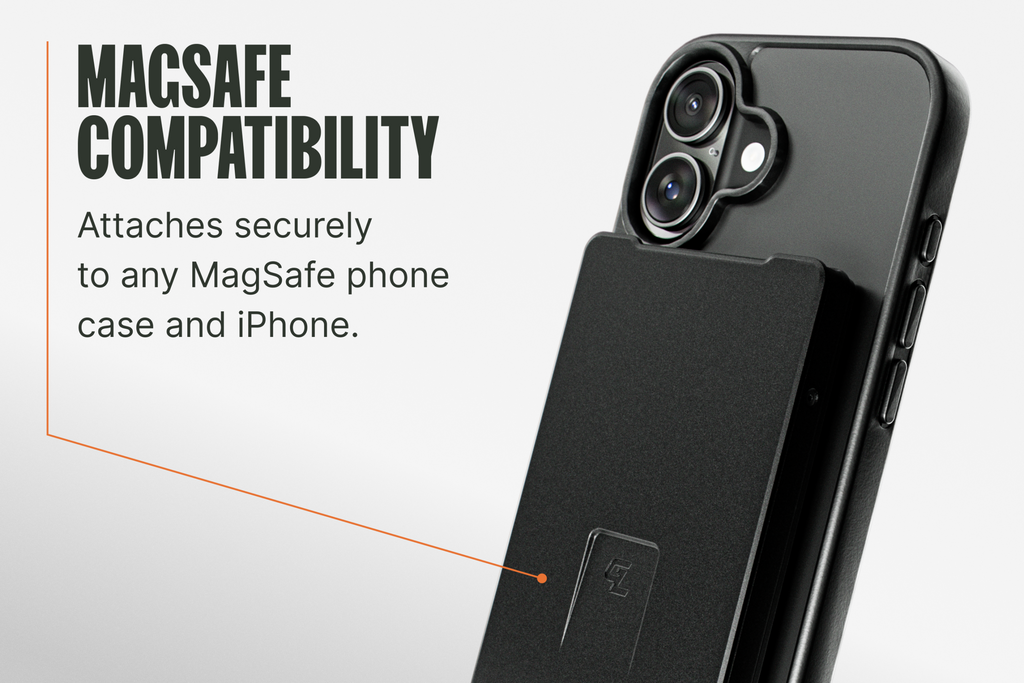 Groove Wallet® with MagSafe Plate - Gun Metal