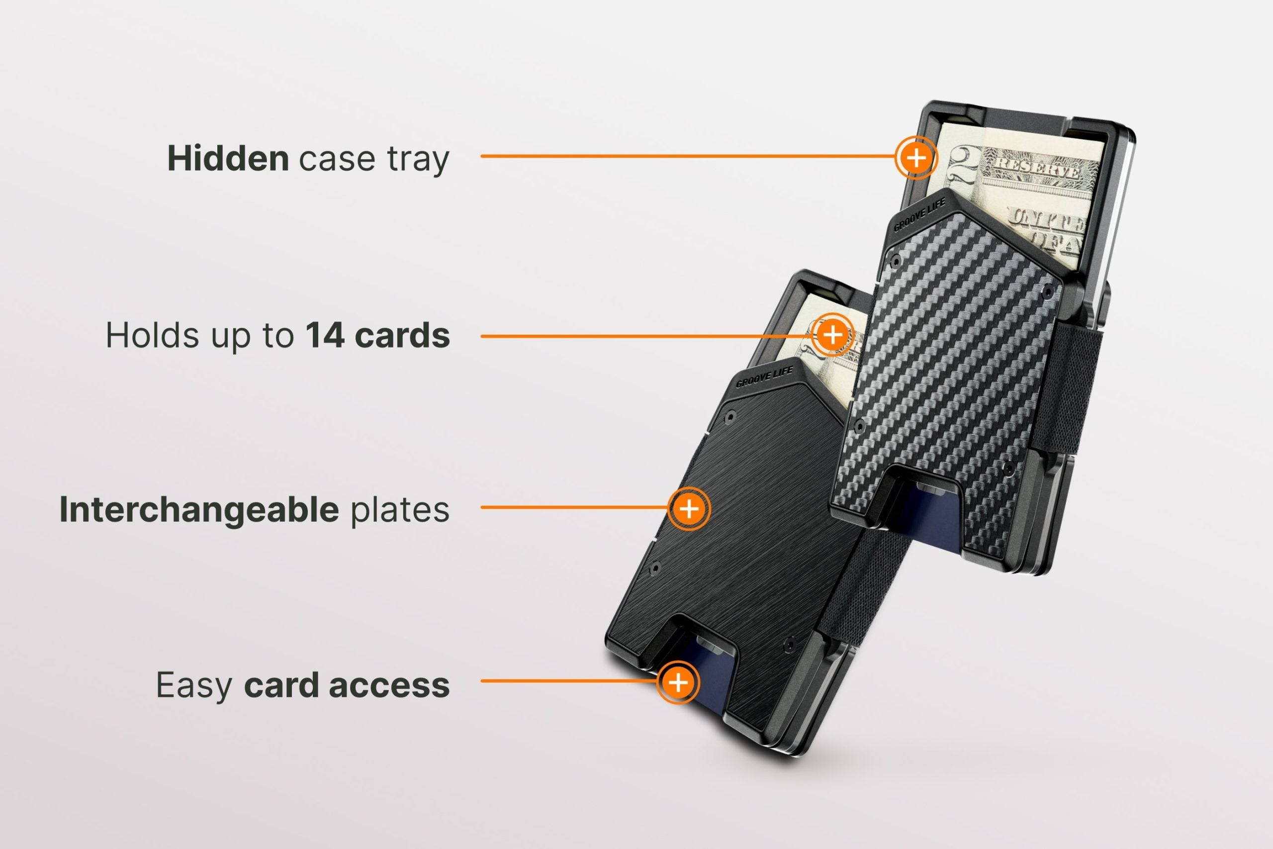 Groove Wallet® Stealth - Hero Flag
