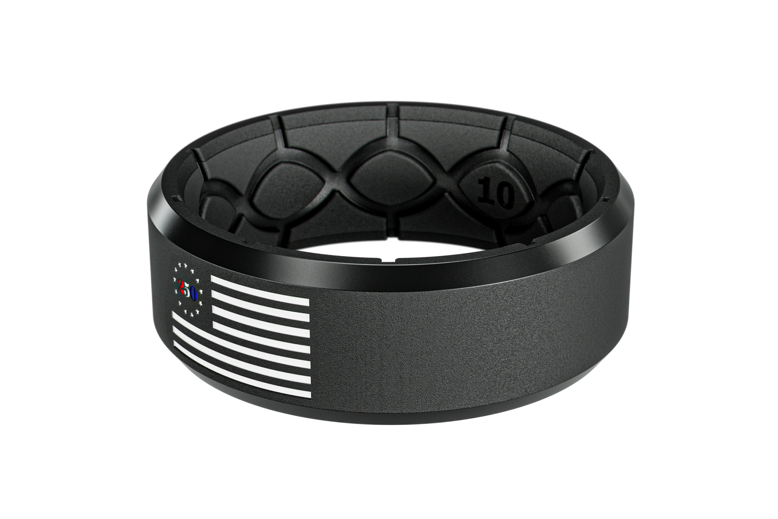 Zeus Edge 250th Flag Ring