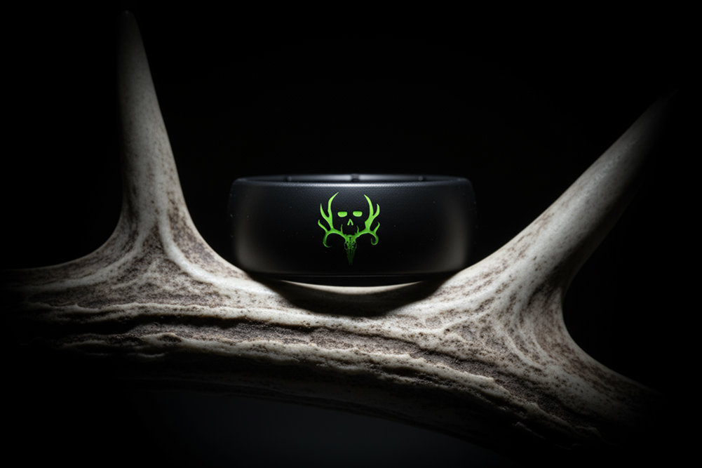 Bone Collector Midnight Black Ring